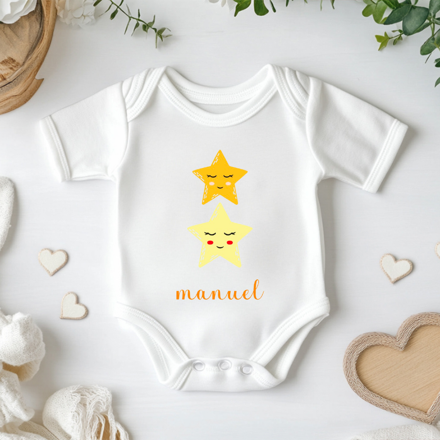 Body estrellitas amarillas